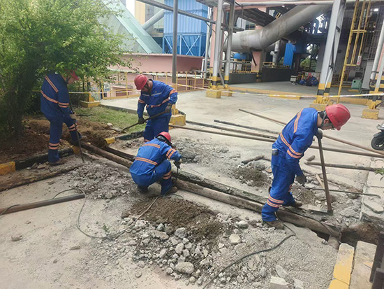 發(fā)電工段地埋疏水管道檢修更換紀實